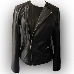 Konos Genuine Leather Jacket NWT